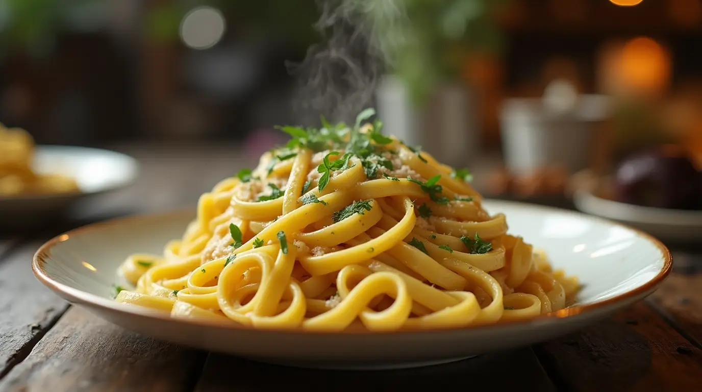 carbonara with avocado oil